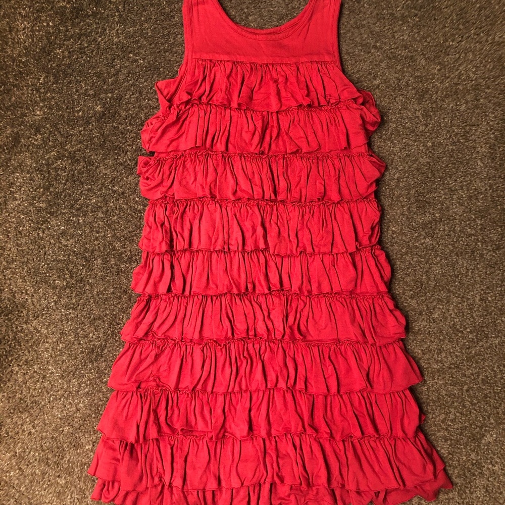 Ruffle tank dress